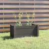 Garden Planter Grey 60x31x31 cm Solid Pinewood Colour grey Quantity in Package 1 