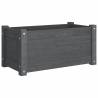 Garden Planter Grey 60x31x31 cm - Solid Pinewood | HipoMarket