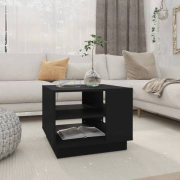 Modern Black Coffee Table - 55x55 cm | Hipomarket UK