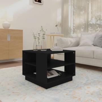 Modern Black Coffee Table - 55x55 cm | Hipomarket UK