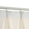 Elegant Velvet Blackout Curtains 2 pcs - Cream 140x245 cm