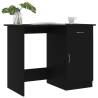 Modern Black Desk - 100x50 cm Engineered Wood | Hipo Market