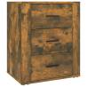 Trendy Smoked Oak Bedside Cabinet - 50x36x60 cm | HipoMarket