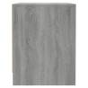 Elegant Grey Sonoma Bedside Cabinet - 45x34x44.5 cm