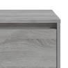 Elegant Grey Sonoma Bedside Cabinet - 45x34x44.5 cm