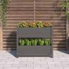 Grey Solid Wood Pine Planter - 77x25x66 cm | Hipomarket