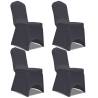 Stretch Chair Cover 4 pcs Anthracite Colour anthracite Quantity in Package 4 