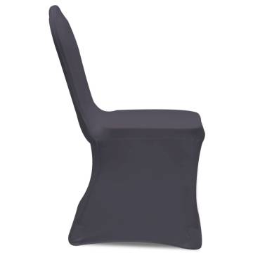 Stretch Chair Cover 4 pcs - Anthracite | Hipomarket