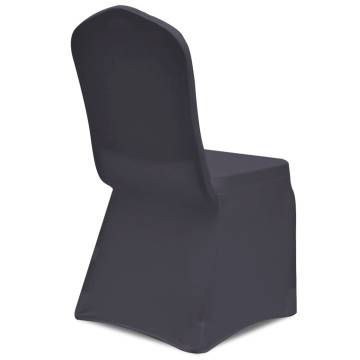 Stretch Chair Cover 4 pcs - Anthracite | Hipomarket