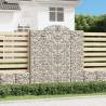 Arched Gabion Baskets 15 pcs 200x50x220/240 cm Galvanised Iron Size 200 x 50 x 220/240 cm Quantity in Package 15 