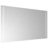 Stylish LED Bathroom Mirror 40x70 cm - Waterproof & USB