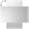 Stylish LED Bathroom Mirror 40x70 cm - Waterproof & USB