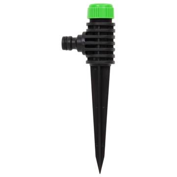 Rotating Sprinklers Set - 6 pcs Green & Black Garden Irrigation