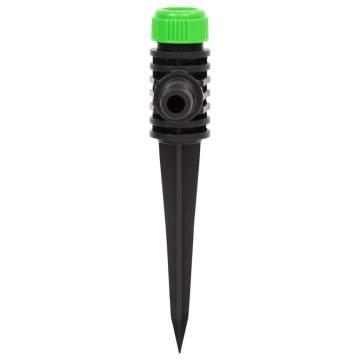 Rotating Sprinklers Set - 6 pcs Green & Black Garden Irrigation