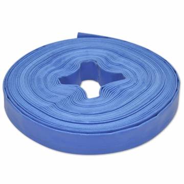 Flat Hose 25m 1" PVC Water Delivery - Durable & Flexible