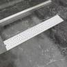 Linear Shower Drain Bubble 730x140 mm Stainless Steel Size 73 x 14 cm Model bubble 