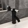 Bathroom Basin Faucet Black 130x180 mm Colour black 