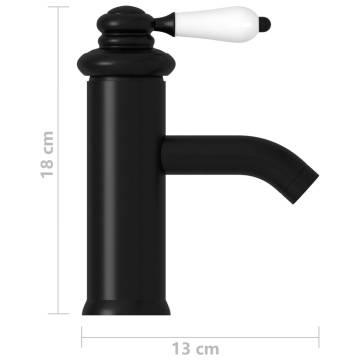 Premium Black Bathroom Basin Faucet - 130x180 mm