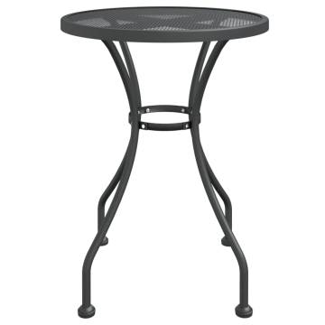 Garden Table Ø60x72 cm - Stylish Anthracite Patio Table