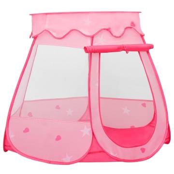 Children Play Tent with 250 Balls - Pink 102x102x82 cm