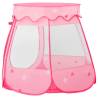 Children Play Tent with 250 Balls - Pink 102x102x82 cm