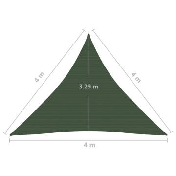 Sunshade Sail 160 g/m² Dark Green - Outdoor Shade