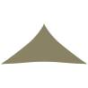 Beige Triangular Sunshade Sail 3x4x4m - Outdoor Protection