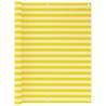 Balcony Screen Yellow and White 120x500 cm HDPE Colour yellow and white Size 120 x 500 cm Quantity in Package 1 