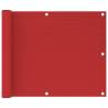 Balcony Screen Red 75x300 cm HDPE Colour red Size 75 x 300 cm Quantity in Package 1 