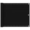 Balcony Screen Black 75x600 cm HDPE Colour black Size 75 x 600 cm Quantity in Package 1 