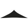 Black Triangular Sunshade Sail 3.5x3.5x4.9 m - Oxford Fabric