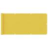 Balcony Screen Yellow 75x400 cm HDPE Colour yellow Size 75 x 400 cm Quantity in Package 1 