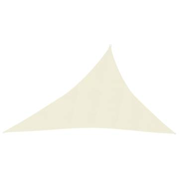 Sunshade Sail 4x5x6.8m - Cream HDPE, UV Protected & Breathable