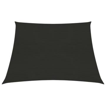 Sunshade Sail 160 g/m² Black - Outdoor Protection | HipoMarket