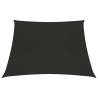 Sunshade Sail 160 g/m² Black 3/4x2 m HDPE Colour black Size 3/4 x 2 m Quantity in Package 1 