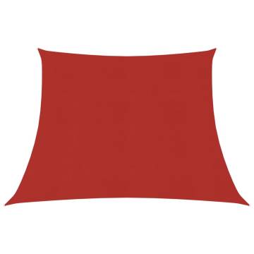 Sunshade Sail 160 g/m² Red 3/4x2 m - UV & Mould Resistant