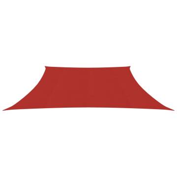 Sunshade Sail 160 g/m² Red 3/4x2 m - UV & Mould Resistant