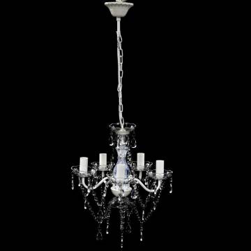 Chandelier 5 Bulbs Transparent | Elegant Ceiling Light