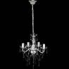 Chandelier 5 Bulbs Transparent | Elegant Ceiling Light