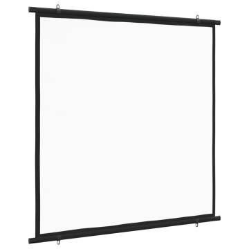 High-Quality 50" 1:1 Projection Screen - Ideal for Home & Office