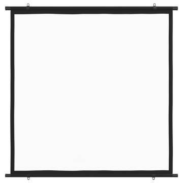 High-Quality 50" 1:1 Projection Screen - Ideal for Home & Office