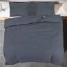 Duvet Cover Set Anthracite 200x200 cm Cotton | Hipomarket UK