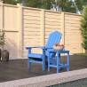 Garden Adirondack Chair with Table - Aqua Blue | HipoMarket