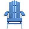 Garden Adirondack Chair with Table - Aqua Blue | HipoMarket