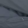 Duvet Cover Set Anthracite 200x200 cm Cotton | Hipomarket UK