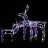 3 Piece Christmas Light Display Reindeers - 229 LEDs