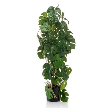 Emerald Artificial Monstera 75 cm in Pot - Green Indoor Plant