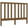 Honey Brown Small Double Bed Frame with Headboard | Hipomarket