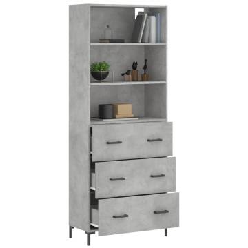 Highboard Concrete Grey - Stylish Storage Solution | HipoMarket