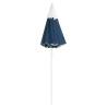 Outdoor Parasol with Steel Pole - Blue 180 cm | HipoMarket